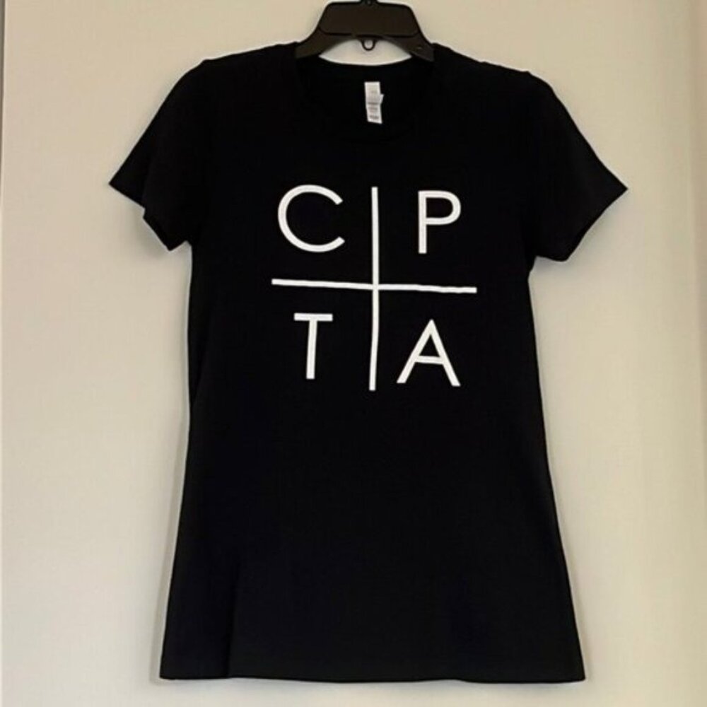 🖤 CPTA Women’s Black Graphic T-Shirt | Bella + Canvas | Size L | 100% Cotton 🖤